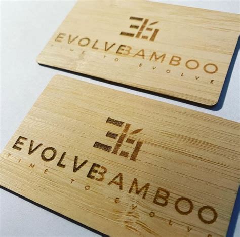 bamboo nfc business cards